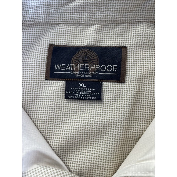 Weatherproof Garment Co. XL Men's Soft Long Sleeve Button‎ Up Pocket Brown Shirt - Picture 6 of 6